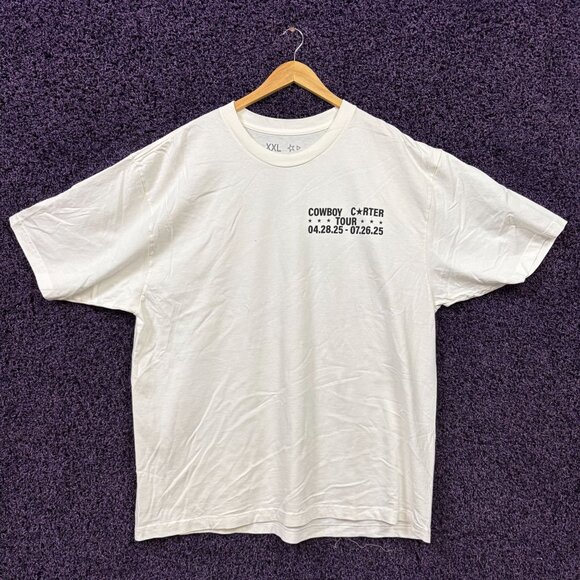 Beyoncé Cowboy Carter all Tour stops Tshirt size XXL - Picture 3 of 4